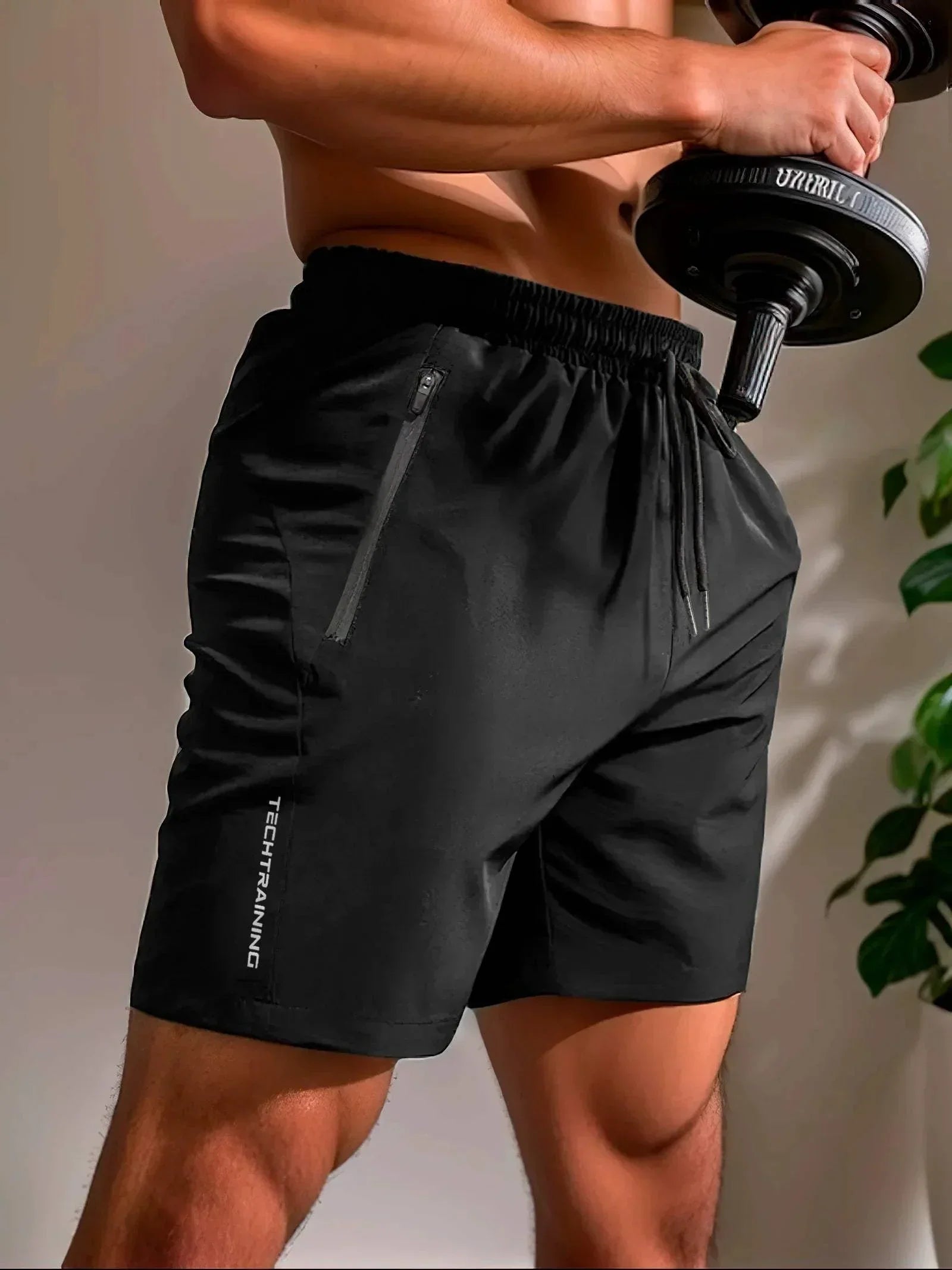 Riven | Lightweight Moisture-Wicking Stretch Shorts with Zip Pocket