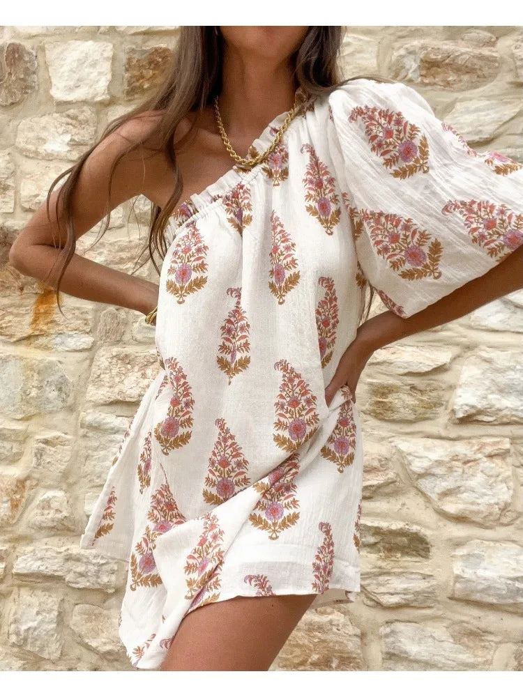 Andrea® | Asymmetrical Mini Dress