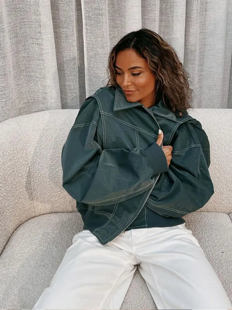 Dunja® | Oversized jacket fall fashion