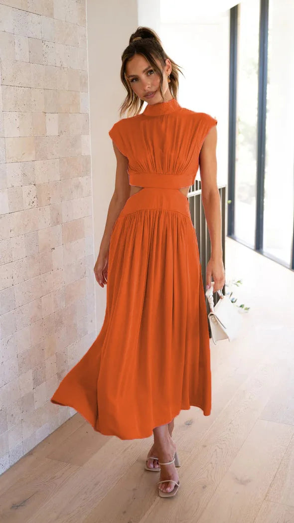 Amalia® | Pleated Maxi Dress For Women