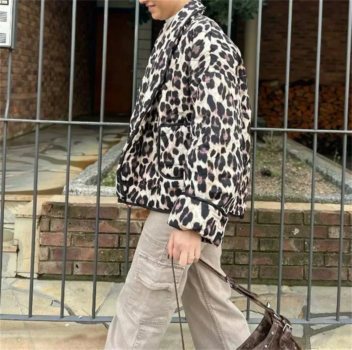 Daniela® | Trendy vintage leopard jacket
