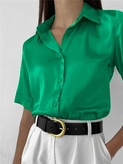 Arianell® | Vintage Blouse With Silk Collar