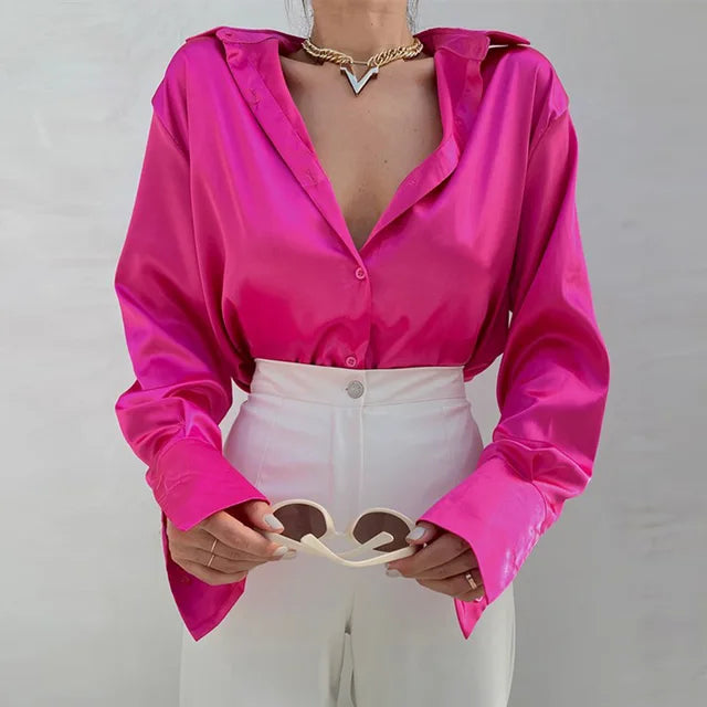 Arianell® | Vintage Blouse With Silk Collar