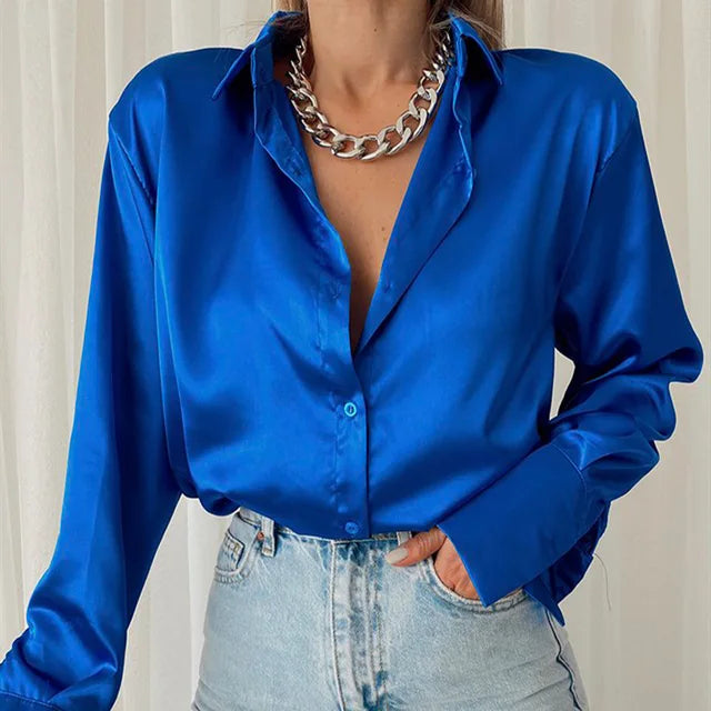Arianell® | Vintage Blouse With Silk Collar