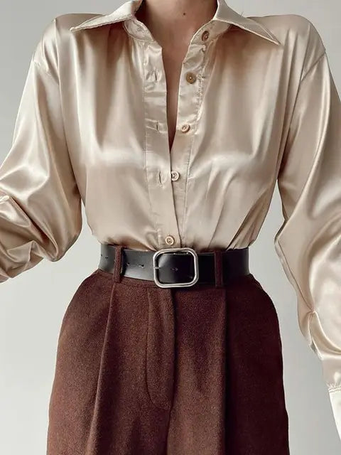 Arianell® | Vintage Blouse With Silk Collar