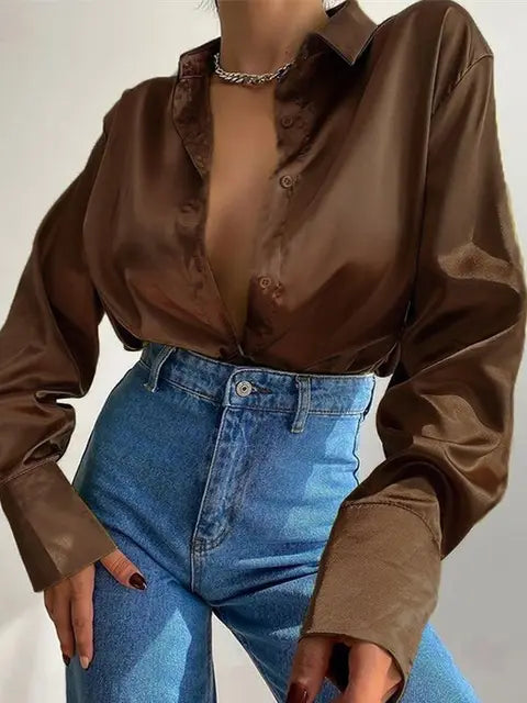 Arianell® | Vintage Blouse With Silk Collar