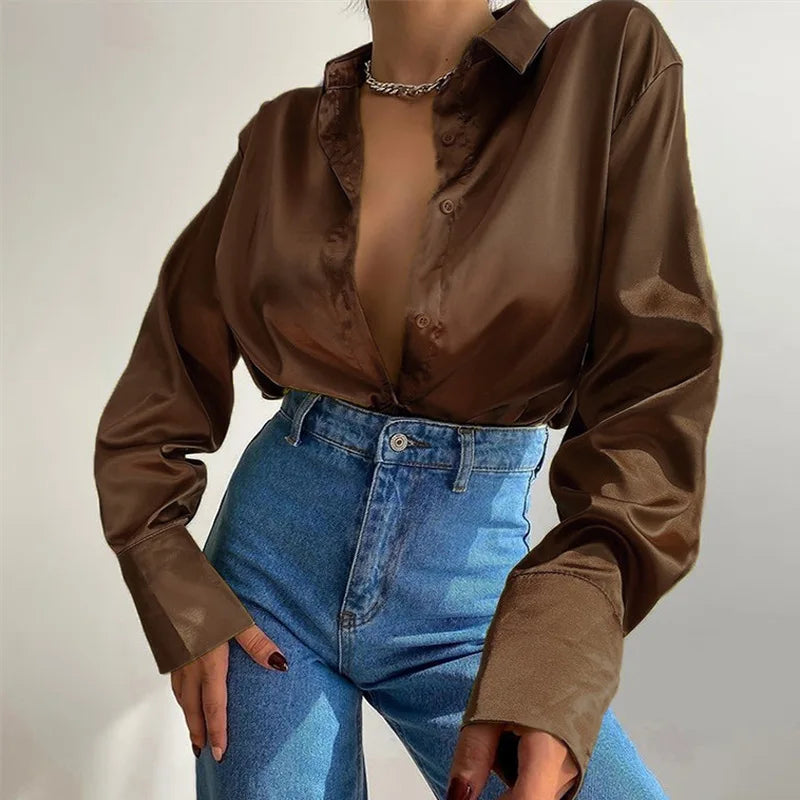 Arianell® | Vintage Blouse With Silk Collar
