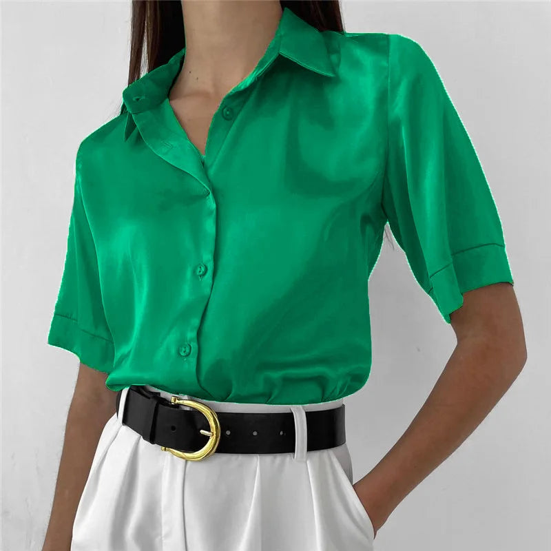 Arianell® | Vintage Blouse With Silk Collar