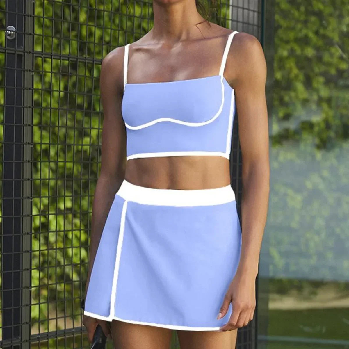 Astrid® | Women's Gym Running Set Quick Dry Top and Skirt
