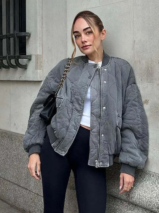 Delia® | Versatile retro winter jacket with long sleeves