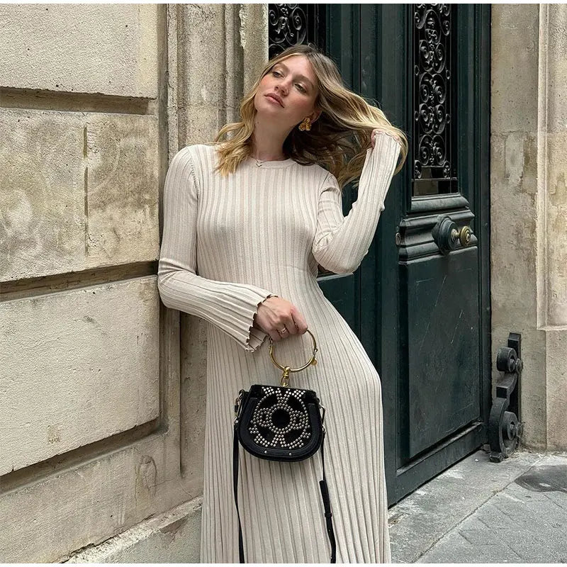 Brisa® | Elegant knitted maxi dress