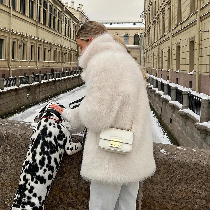 Cassandra® | Faux fur coat