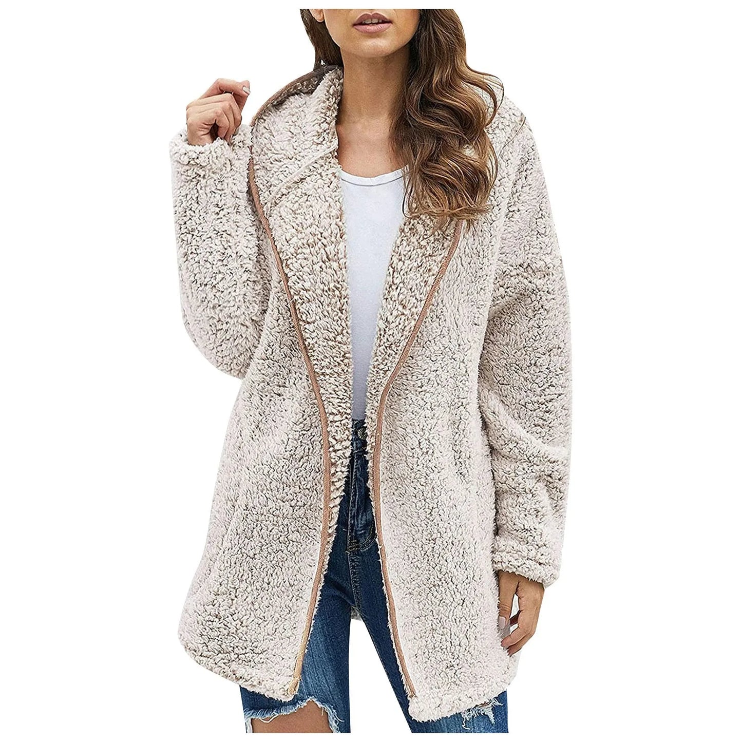 Cassandra® | Plush winter jacket with hood