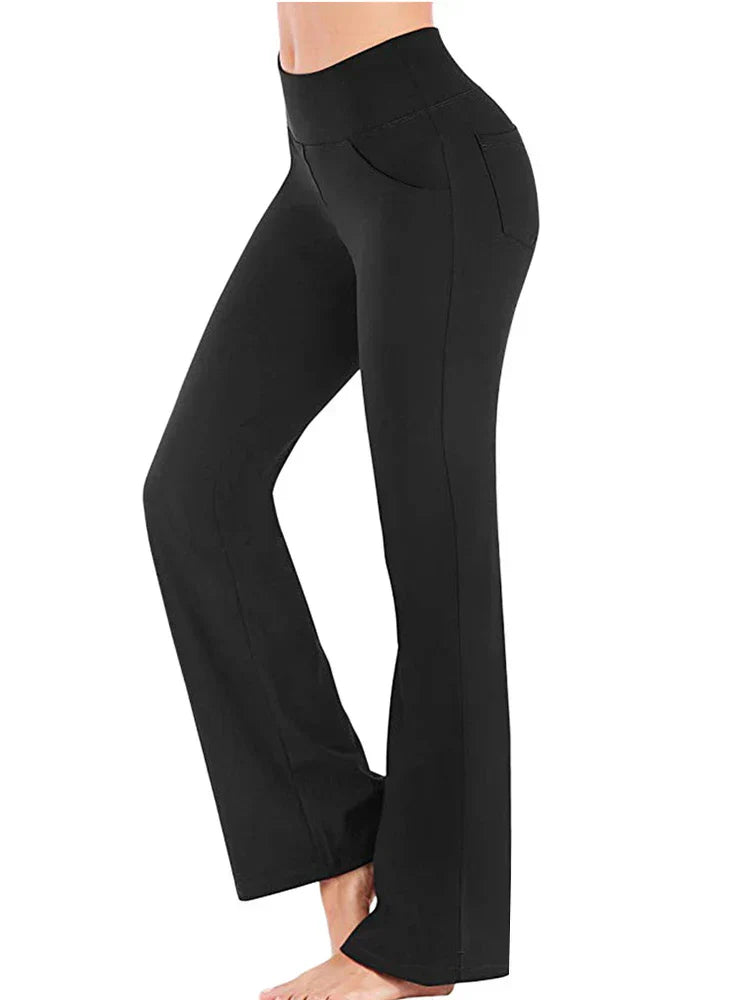 Dayana® | Stretchy Flared Pants High Waist