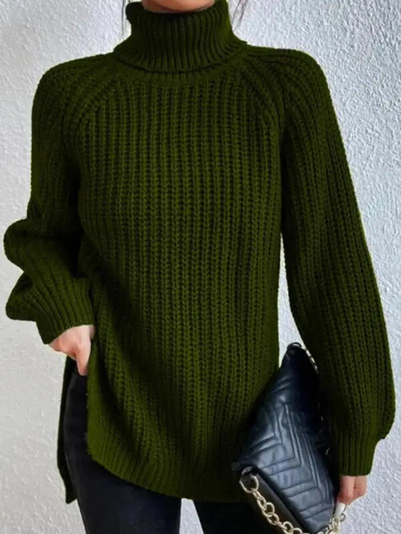 Benita | Warm sweater with belly coverage