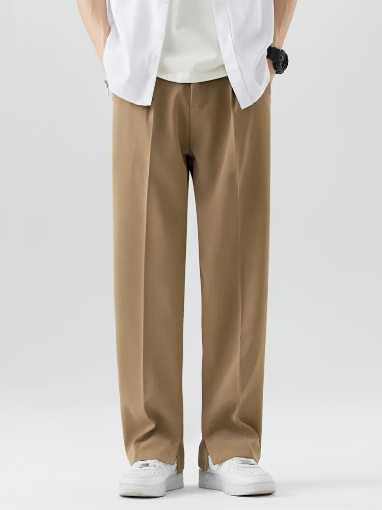 George | Men's Trousers - Straight Leg - Relaxed Fit - Soft Breathable Fabric - Full Length