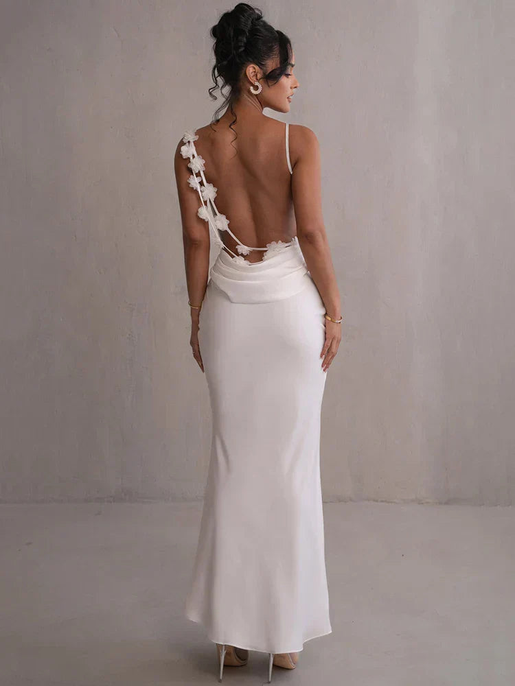 Diana® | Backless floral print maxi dress