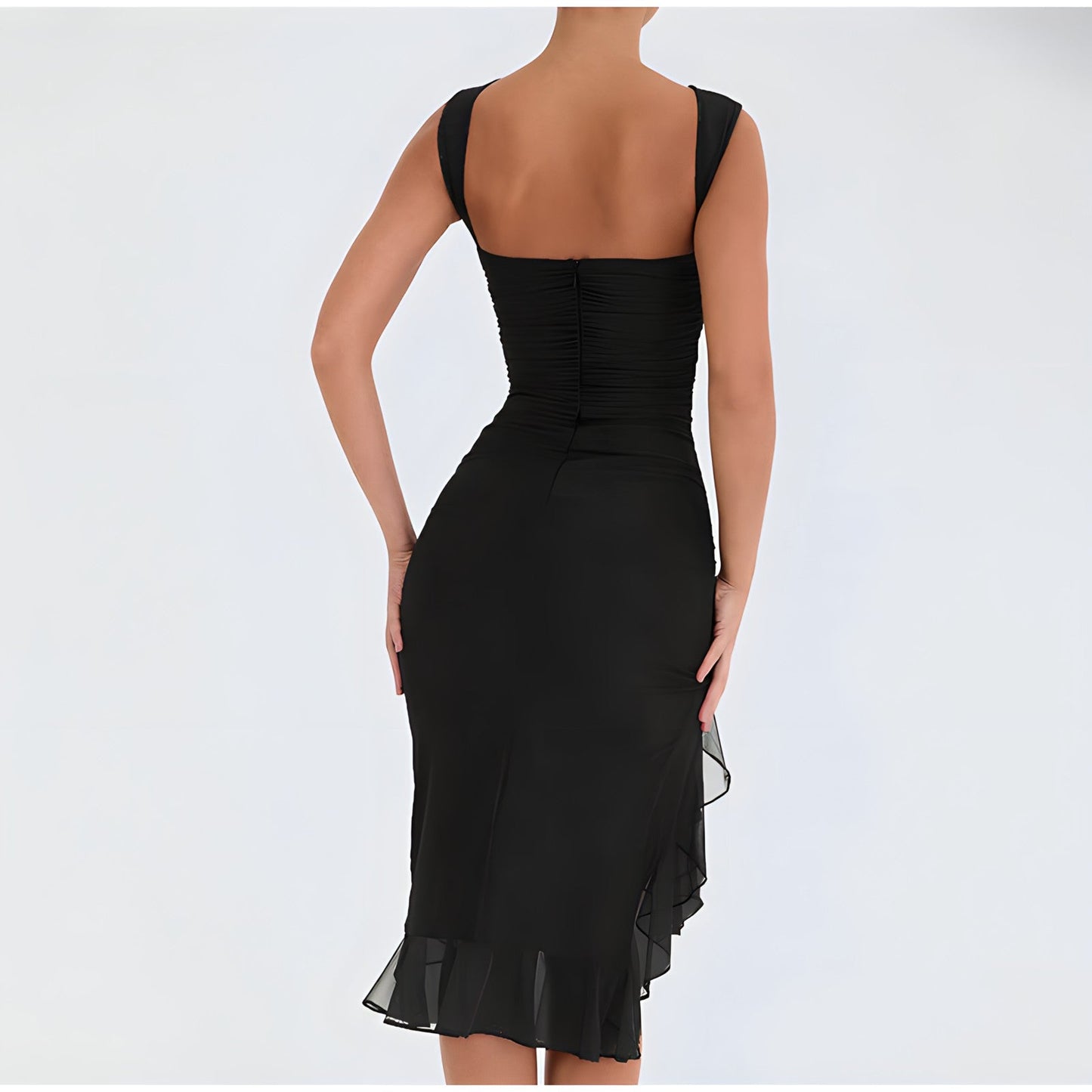 Ariana® | Midi dress with ruffles