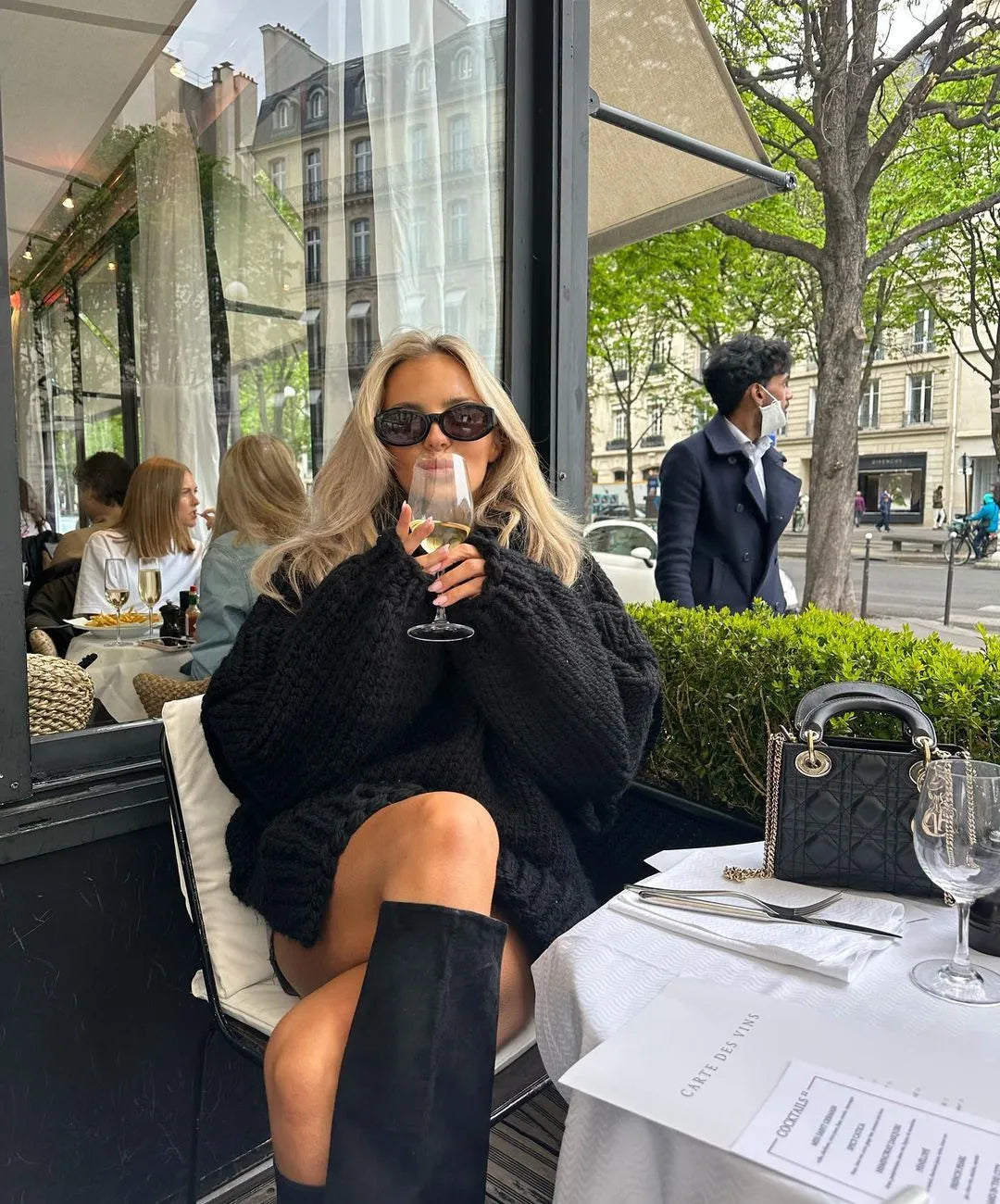 Emma | Women's Oversized Knit Sweater Dress