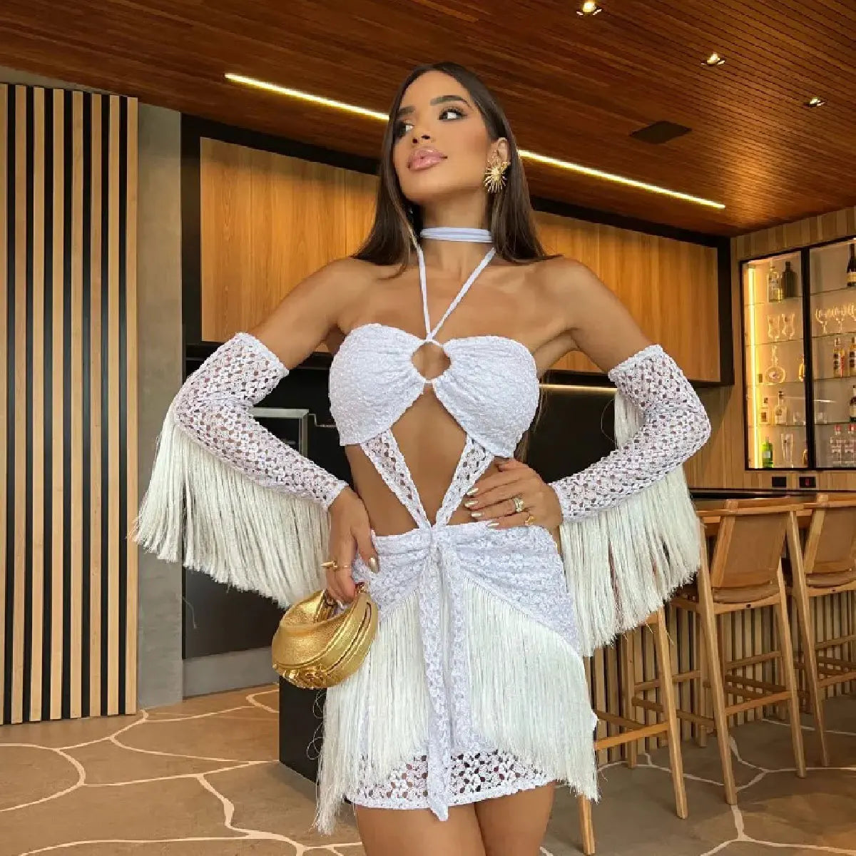 Caroline® | Sexy Polyester Beach Dress For Summer Occasions