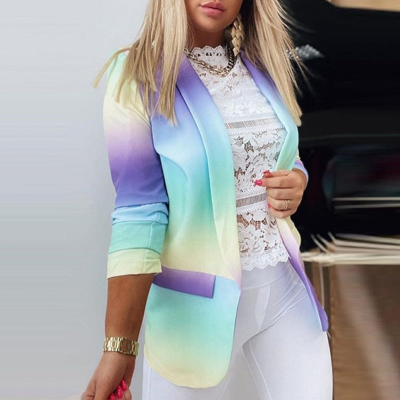 Belén | Colorful long sleeve blazer for ladies
