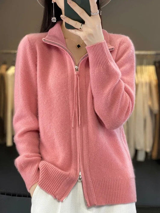 Concepcion® | Cashmere sweater with zip