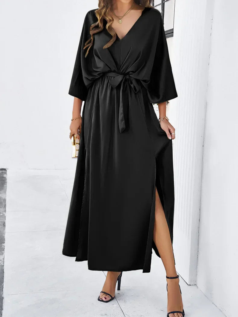 Concordia® | V-Neck Dress In A Loose Fit