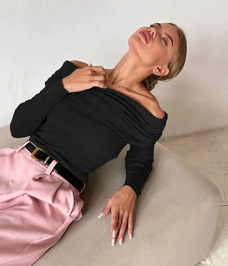 Brenda | Off the shoulder sweater for women