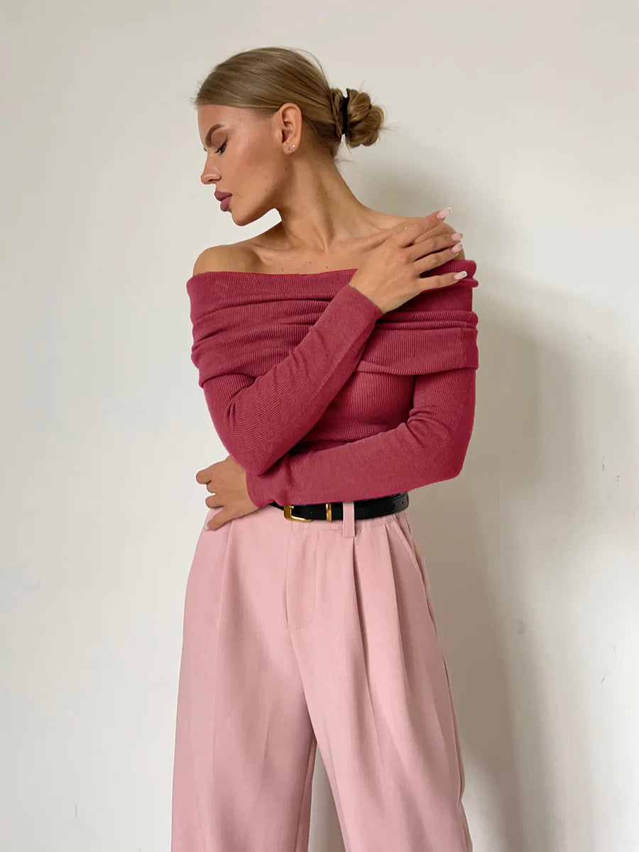 Brenda | Off the shoulder sweater for women