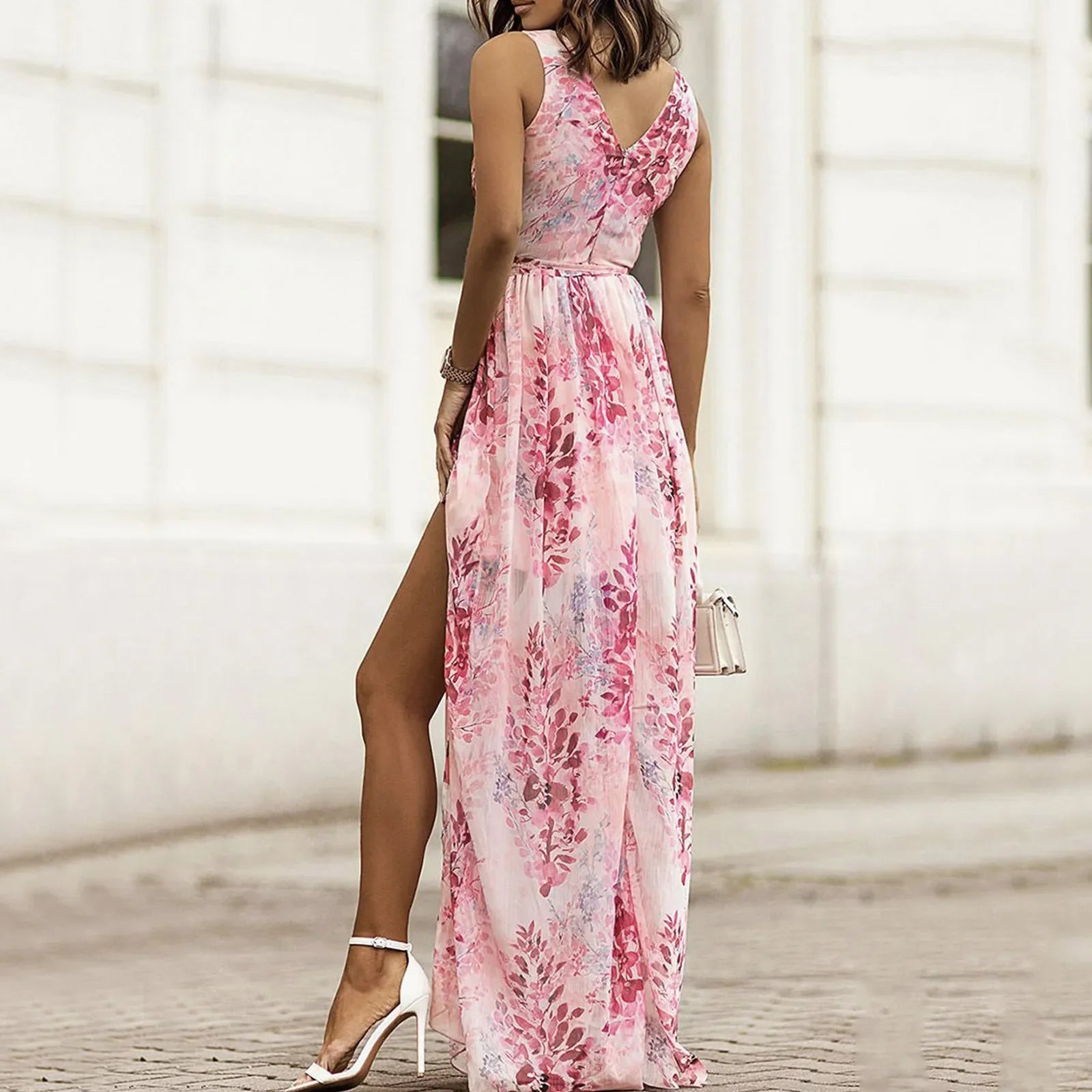 Felicia | Elegant Slit Maxi Dress for Every Occasion