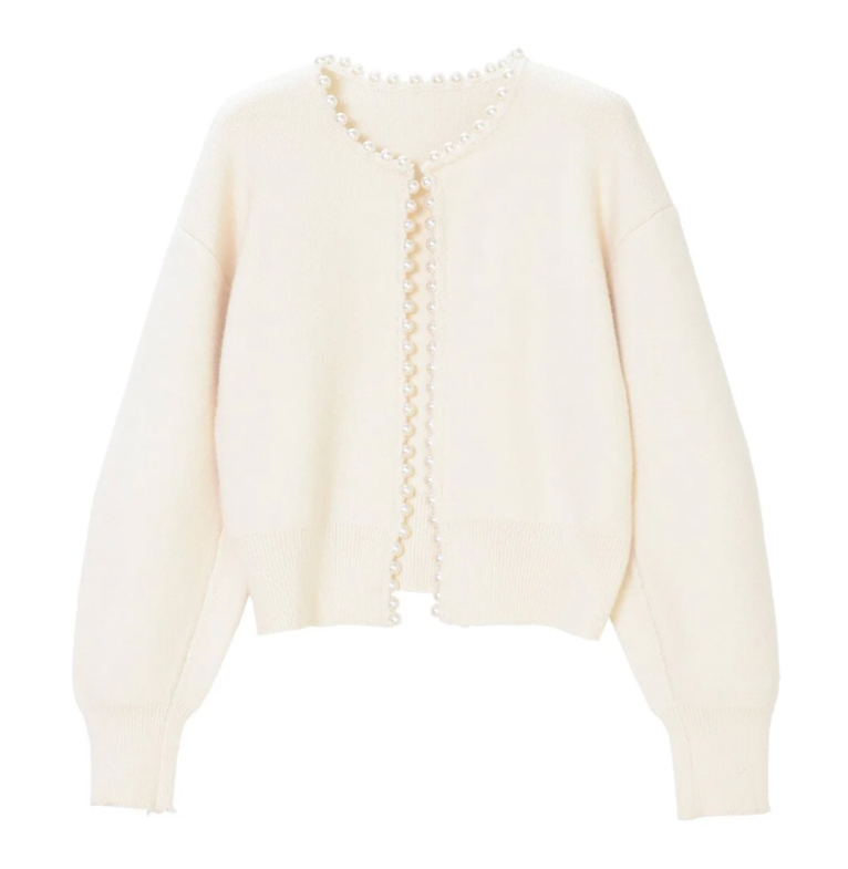 Elena® | Chic pearl cardigan