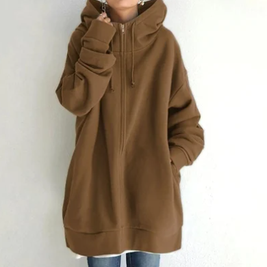 Antonella | women's hoodie with travel cover for autumn/winter