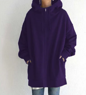 Antonella | women's hoodie with travel cover for autumn/winter