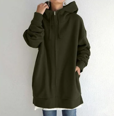 Antonella | women's hoodie with travel cover for autumn/winter