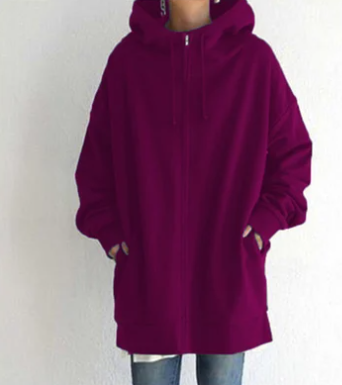 Antonella | women's hoodie with travel cover for autumn/winter