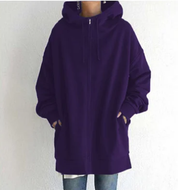 Antonella | women's hoodie with travel cover for autumn/winter