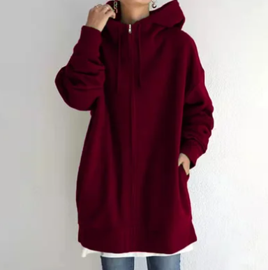 Antonella | women's hoodie with travel cover for autumn/winter
