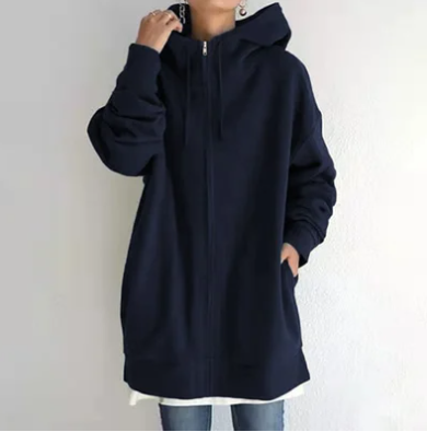 Antonella | women's hoodie with travel cover for autumn/winter