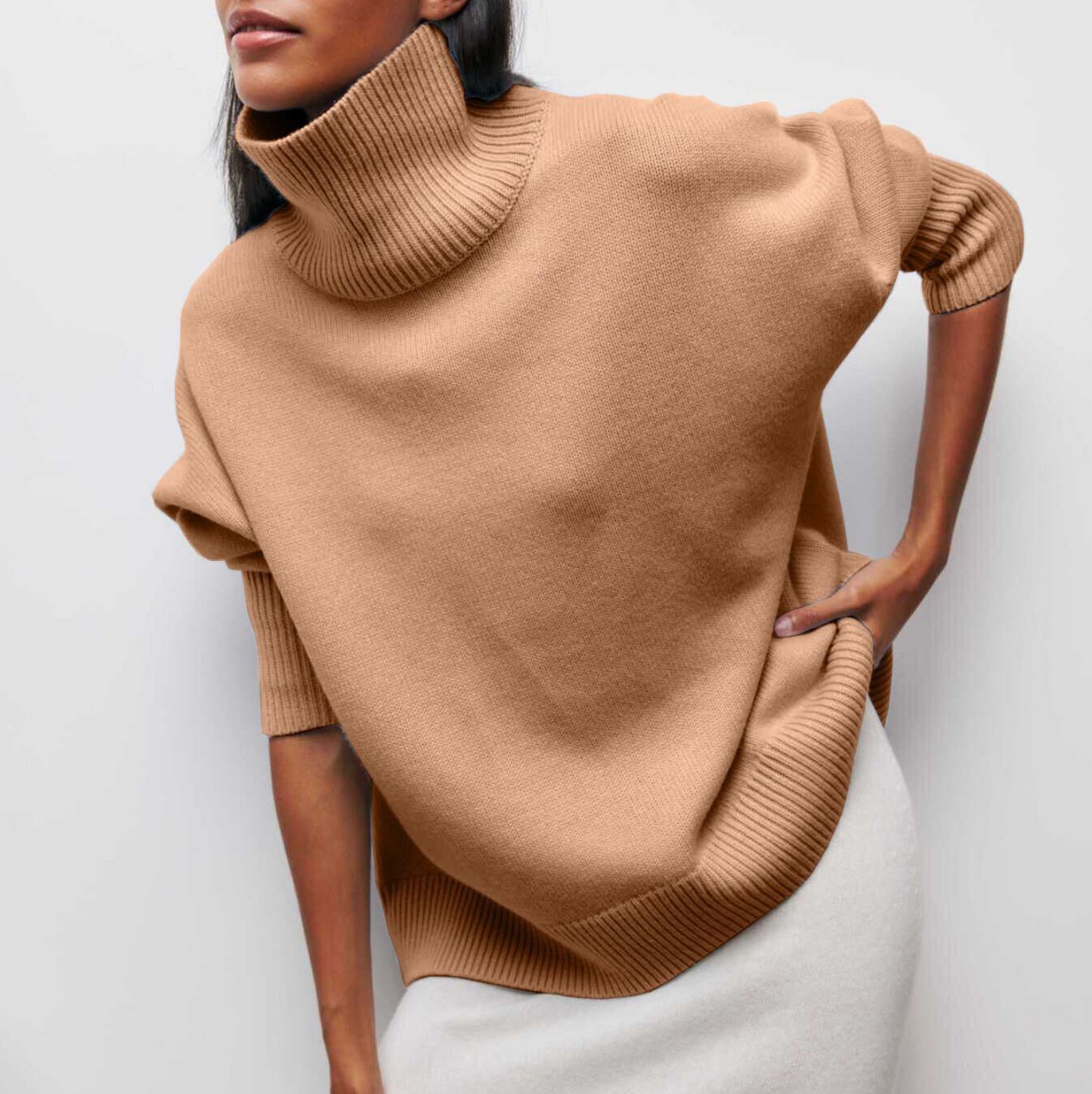 Elisa® | Oversized turtleneck sweater