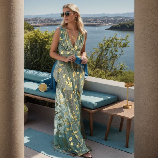 Eliana® | Casual V-neck party dress