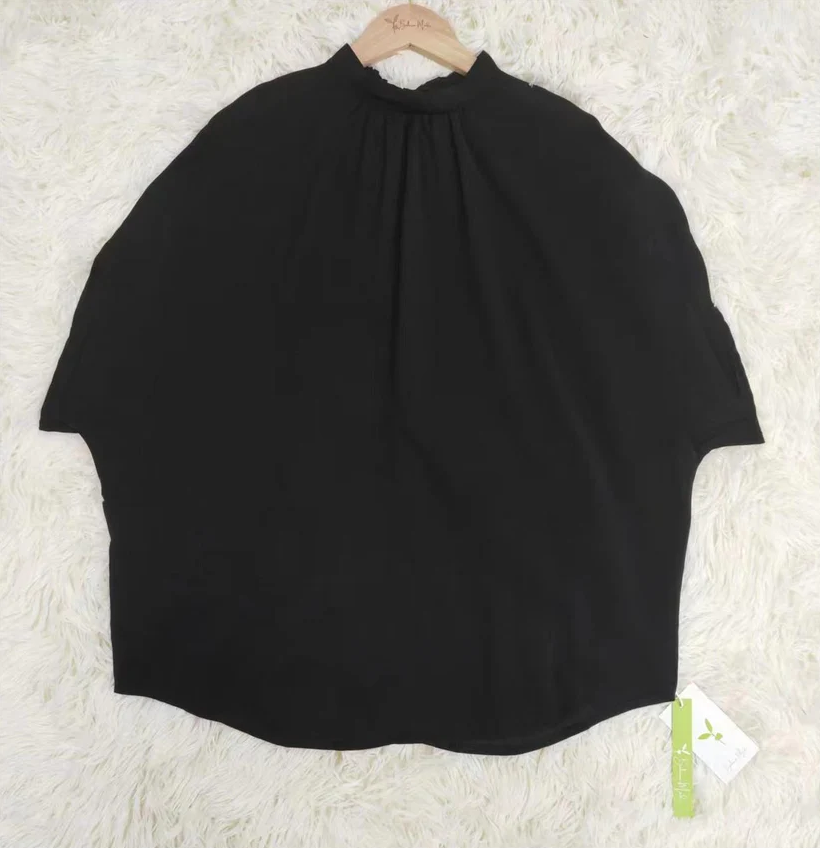 Belén® | Black Timeless Short Sleeve Top