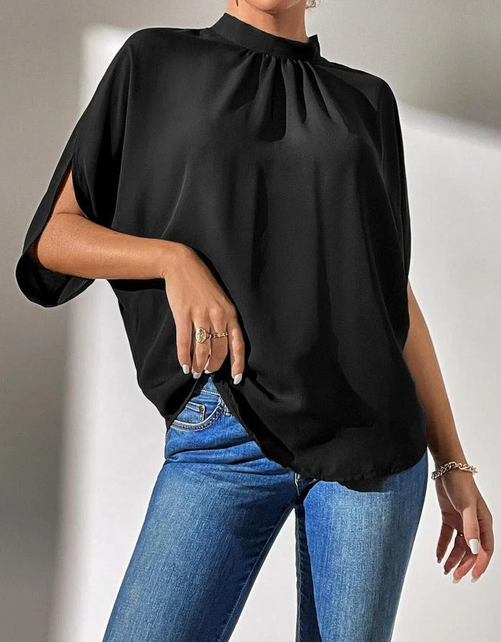 Belén® | Black Timeless Short Sleeve Top