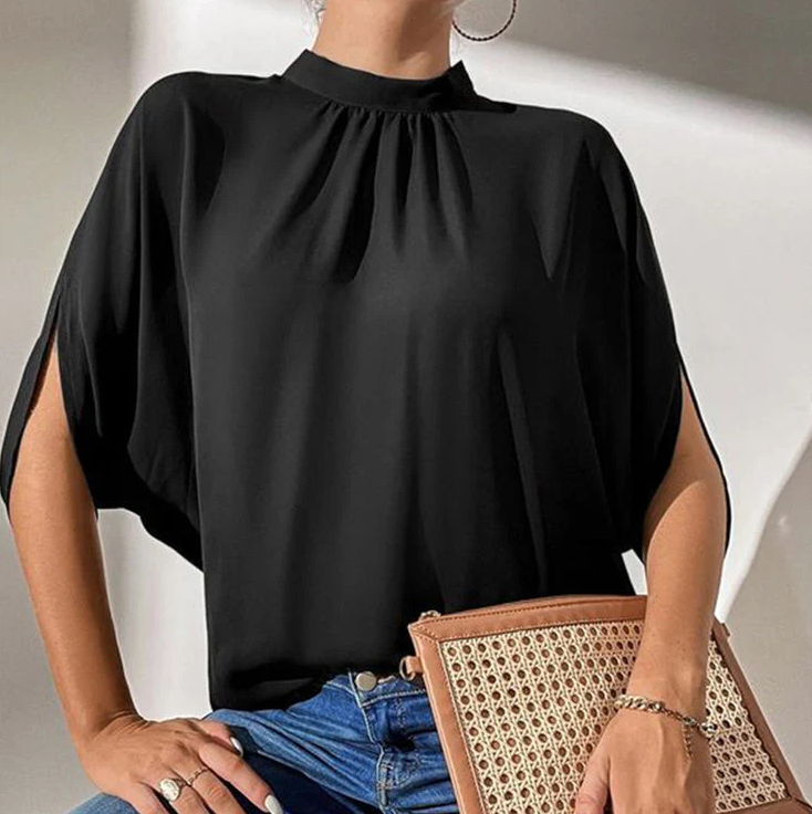 Belén® | Black Timeless Short Sleeve Top