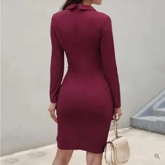 Aixa® | Elegant Cocktail Dress With Buttons