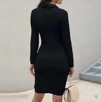 Aixa® | Elegant Cocktail Dress With Buttons