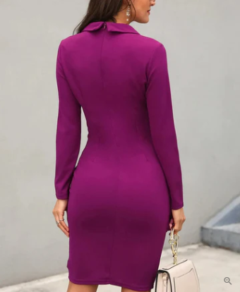 Aixa® | Elegant Cocktail Dress With Buttons