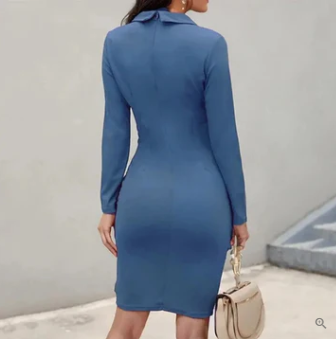 Aixa® | Elegant Cocktail Dress With Buttons