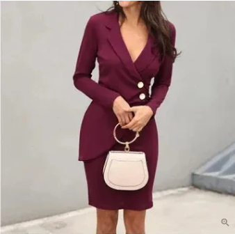 Aixa® | Elegant Cocktail Dress With Buttons