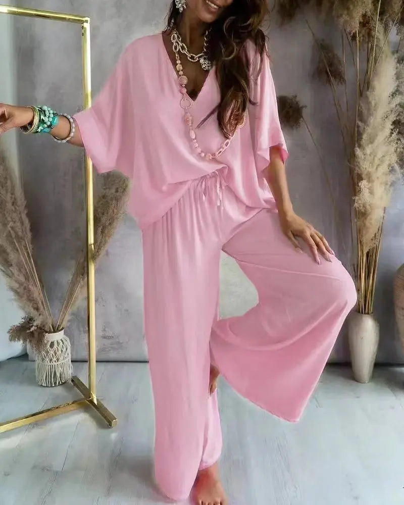 Casiana® | Two-Piece Summer Set In A Loose Fit
