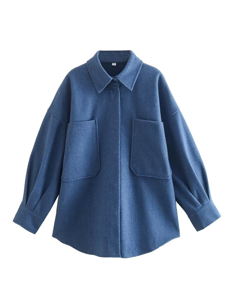 Armantine® | Casual Long-Sleeved Blouse With Pockets